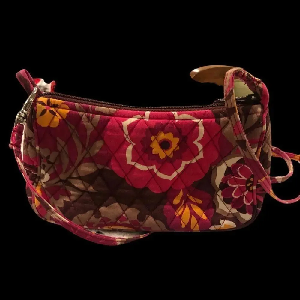 Vera Bradley Retired Carnaby Pattern Small Purse with Shoulder‎ Strap